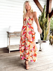 Agave Print Samba Maxi Dress