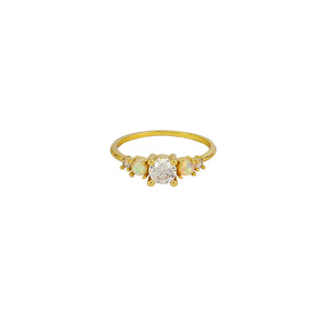 Lina Ring - Crystal by Jolie & Deen