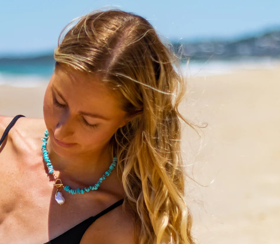 Amour Choker - Turquoise