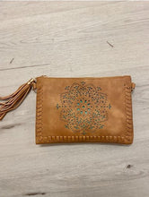 Mandala Clutch Bag - Vegan Leather Asst Colours
