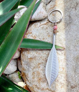 Peace Project Leaf Key Ring